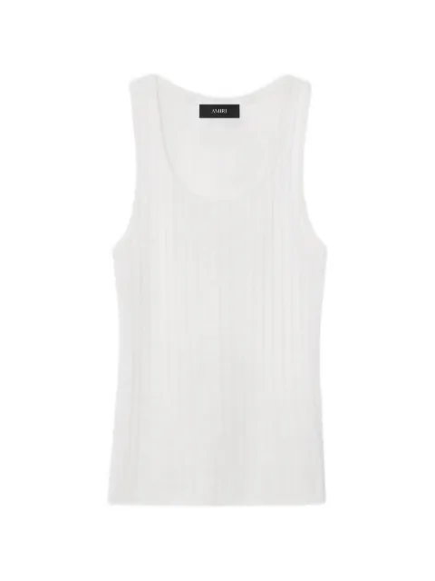 AMIRI MA rib tank top White AMTOKN1054