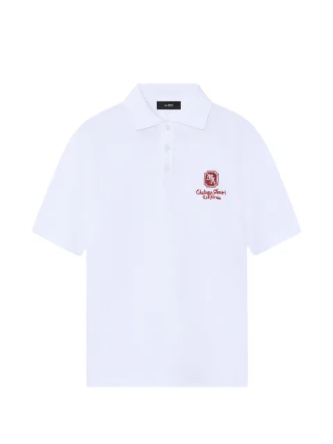 AMIRI MA Chateau polo shirt White AMTOJR1091