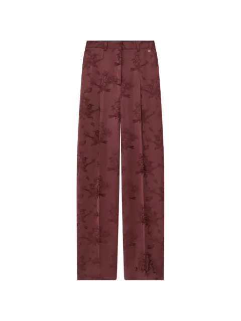 AMIRI floral double pleated pants Brown AWBMPA1023