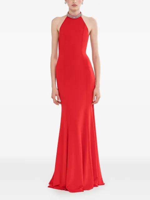 NISSA backless maxi dress Red RS16388