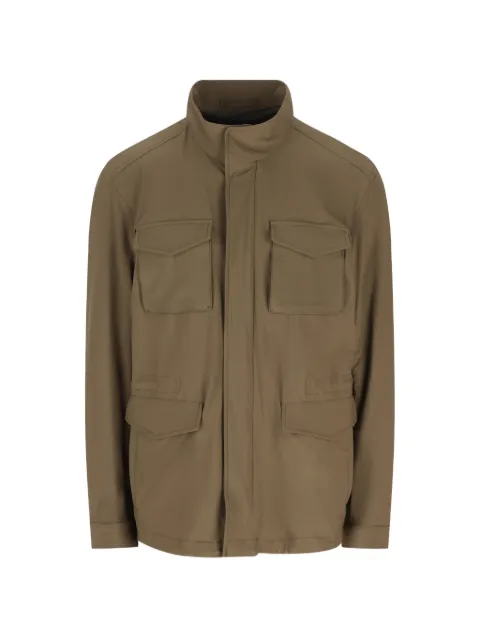 Herno flap-pocket jacket Green FI000147U12781S7730