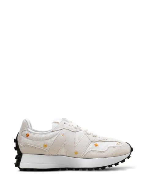 New Balance 327 floral-embroidery sneakers White WS327DCA