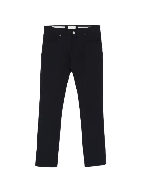 Jacob Cohën logo-patch trousers Blue QW009001S4024RW