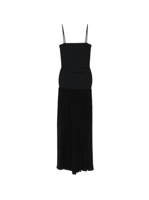 Hunza G square-neck maxi dress Black HYBRIDSTRAPLESSDRE
