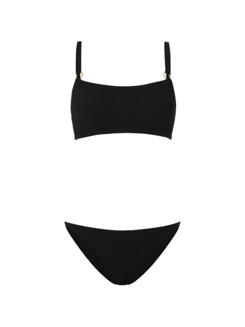 Hunza G Iris crinkle-effect bikini Black IRISBIKINI
