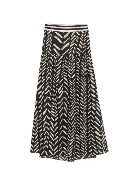 Johanna Ortiz Rituales maxi skirt Black PT03974