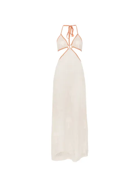Johanna Ortiz Ebb and Flow palm-tree maxi dress Neutrals PT03959