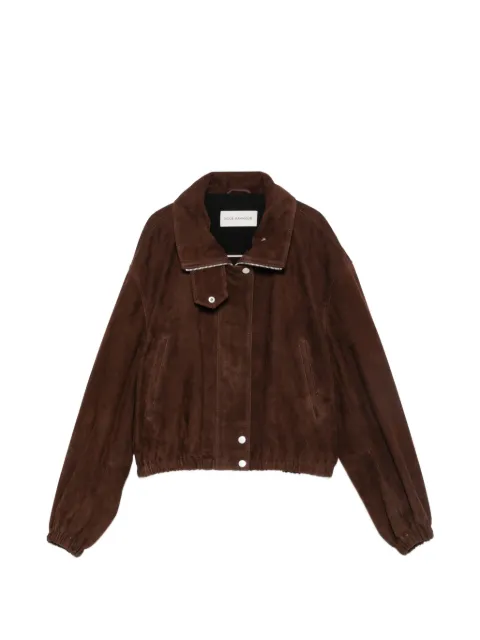 Nour Hammour Pia suede jacket Brown PIA