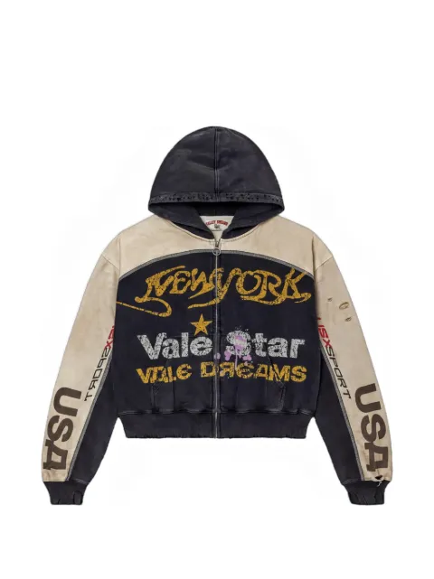 Vale zip-up hoodie Black VAL34