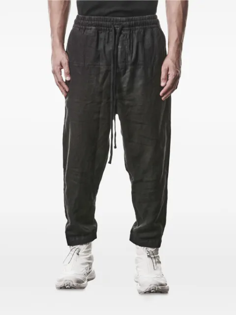 Thom Krom drawstring straight-leg trousers Black MP49