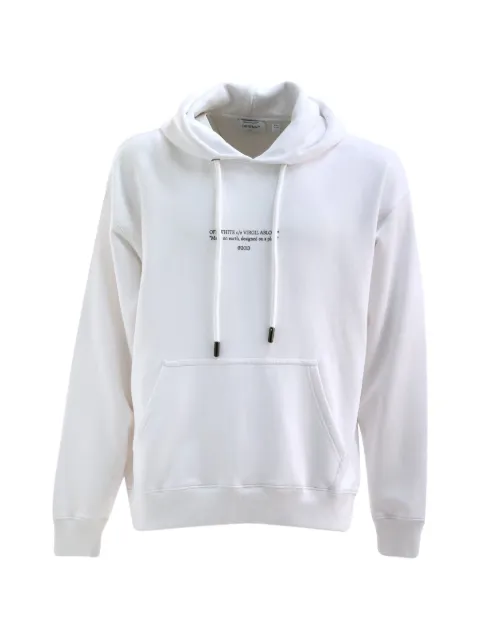 Off-White logo-detail hoodie White 44MBB085S26F009100