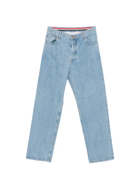 Thom Browne selvedge denim trousers Blue MTU345SF1215