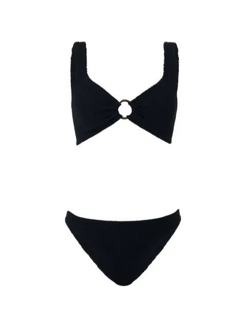 Hunza G Julia hoop-detail bikini Black JULIABIKINIGOLDHO