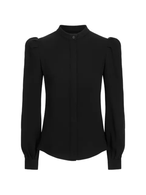 Oscar de la Renta silk georgette blouse Black 25CN7032HSGBLK