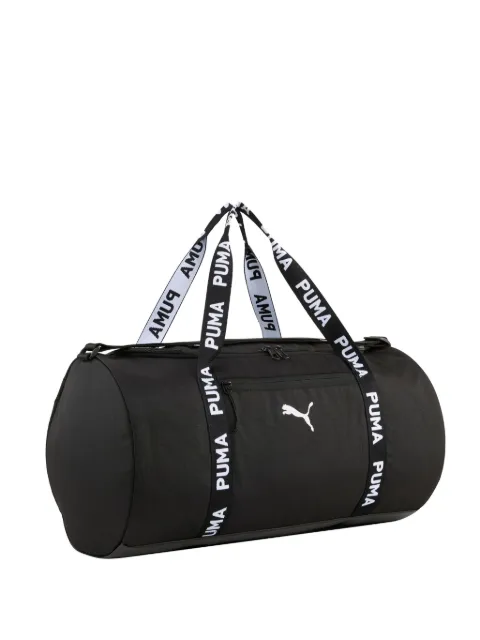 Puma Kids logo-straps 28.5L barrel bag Black 91849