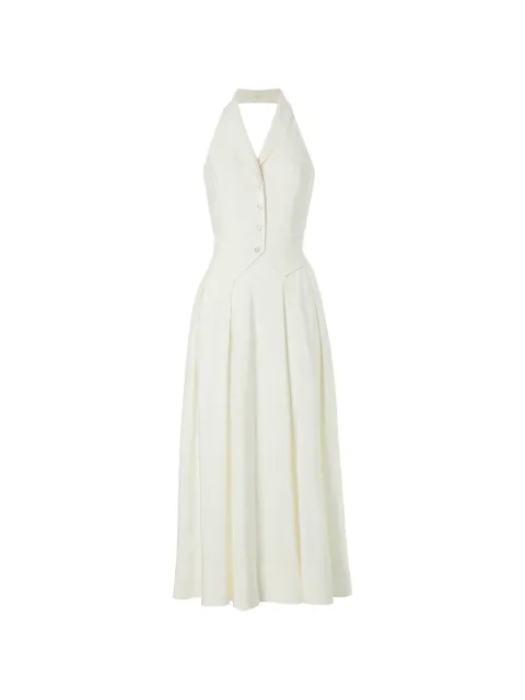 Temperley London Elodie halter dress Neutrals 26UELO55048