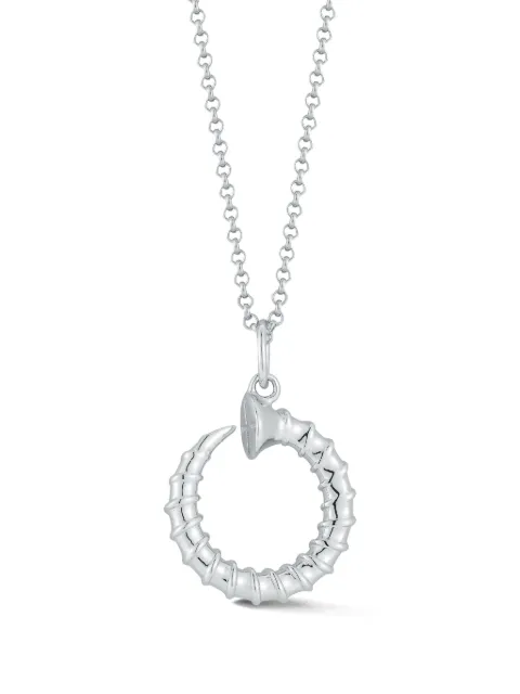 Mateo screw circ necklace Silver SCREWCIRCNECKLACE