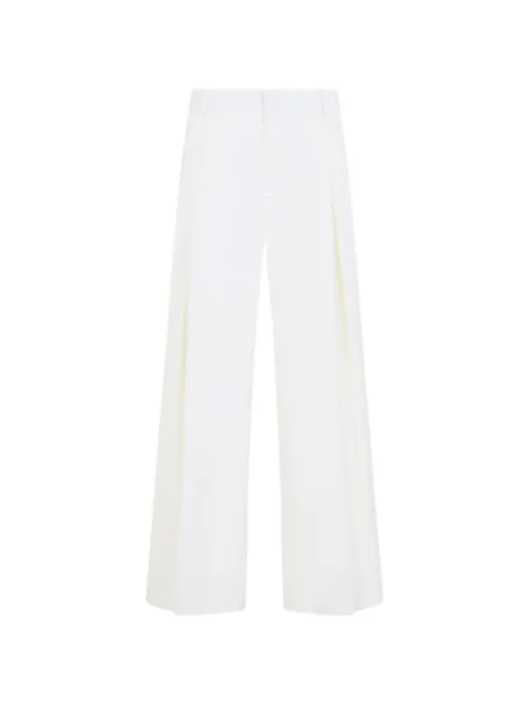 Casablanca pleated trousers White MSS26TR41701
