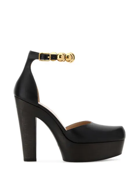 Chloé beaded leather pumps Black CH26S15ZVV001