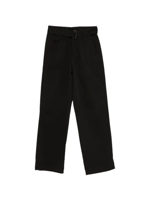 Laneus belted trousers Black S6LAMAPA087