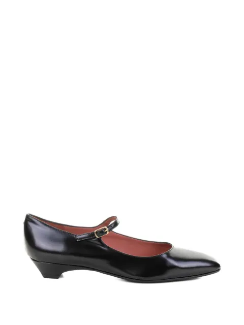 STATUS buckled leather pumps Black D660MABRASIVATO