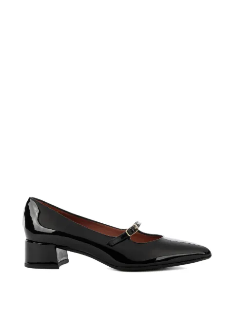 STATUS pointed leather pumps Black E572MGALASSIA