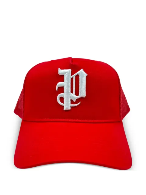 Purple Brand logo-embroidered trucker cap Red A2054TTGR224