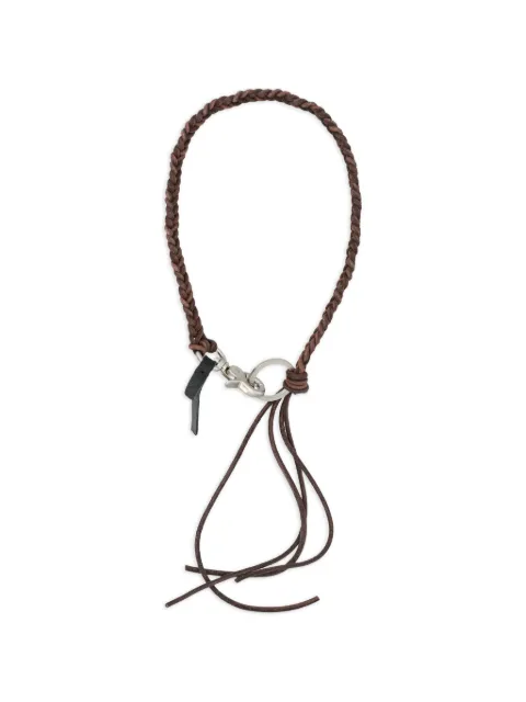 OUR LEGACY Ladon braided key chain Brown A2268LBRBROWN
