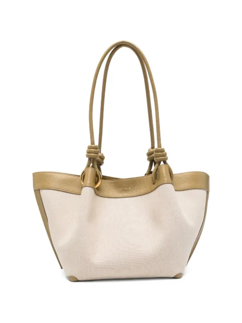 Coccinelle medium Finn knotted-strap shoulder bag Neutrals E1U06110201