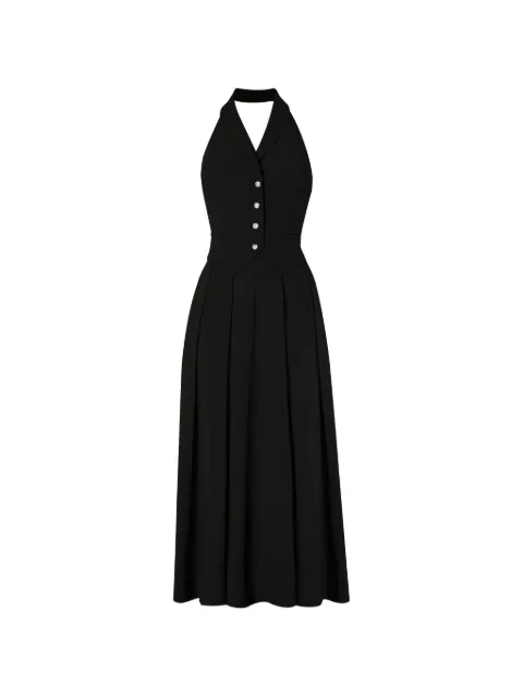 Temperley London Elodie halter dress Black 26UELO55048