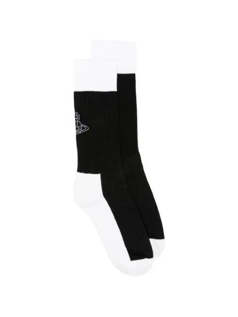Vivienne Westwood orb-logo socks Black 81040003K002FN403