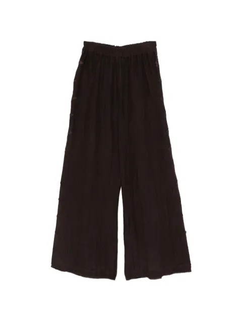 Maurizio Braschi wide-leg trousers Brown W01291081CHCLT