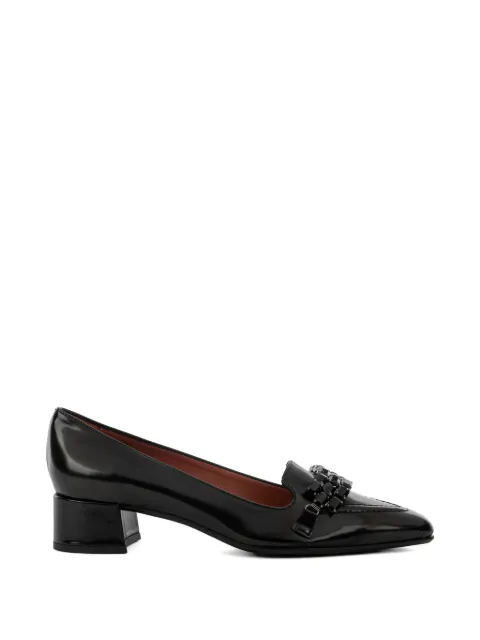 STATUS poented leather pumps Black E55653MABRASIVATO
