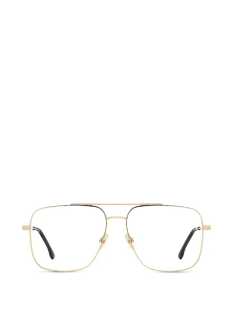 Victoria Beckham double-bridge square-frame glasses Gold VB1007