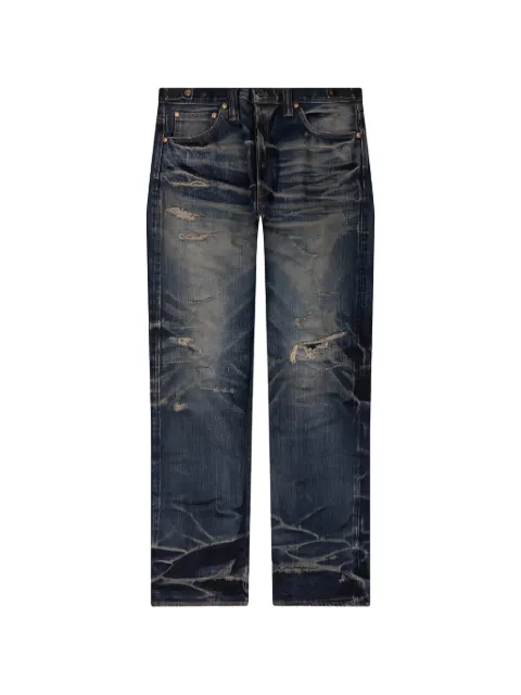 Mastercraft Union repaired straight jeans Blue 7021062