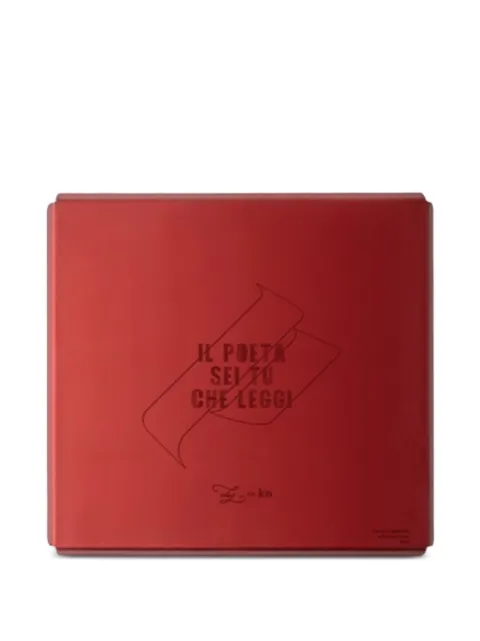 knindustrie Storm lettering-print tray Red SM32720R