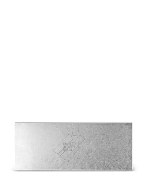 knindustrie Storm lettering-print tray Silver SM32750