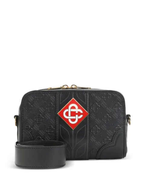 Casablanca monogram crossbody bag Black ASS26BAG00202
