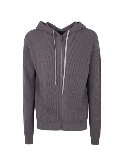 Rick Owens hooded zip jacket Grey RU01F2614KWVH