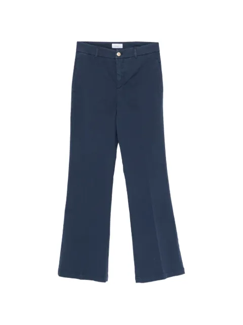 40 WEFT Thea zip-up straight trousers Blue THEA2773