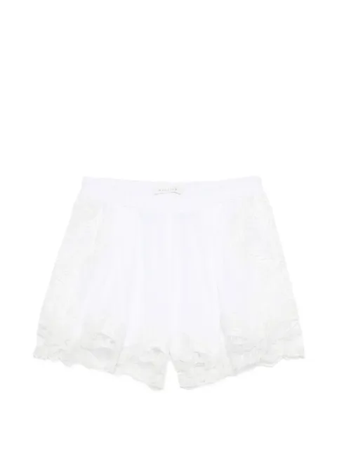 Maurizio Braschi lace-trim shorts White W01370781WHT