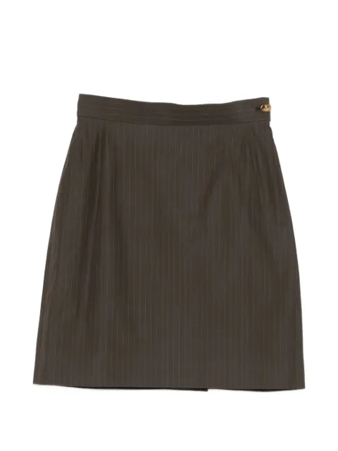 Vivienne Westwood pinstripe mini skirt Green 1K010030W01EJD203