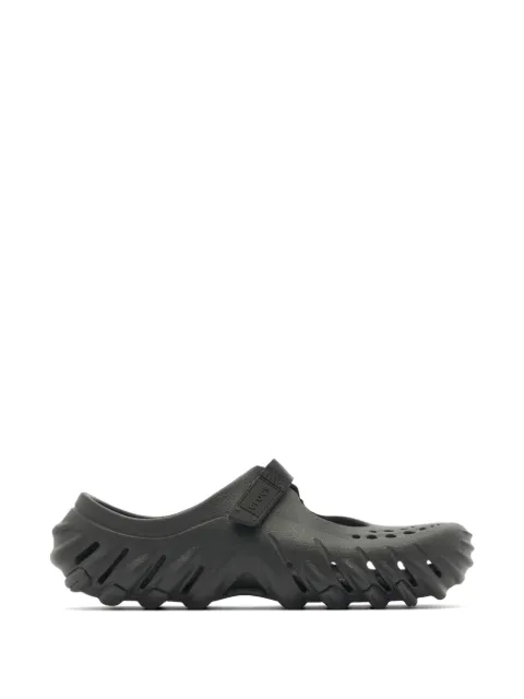 Crocs Echo Mary Jane perforated slip-ons Black 211996