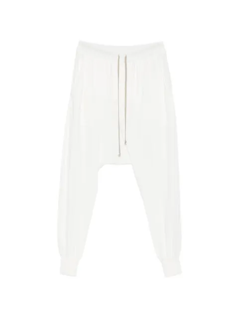 Rick Owens DRKSHDW Prisoner drawstring trousers White DU01F4395RN