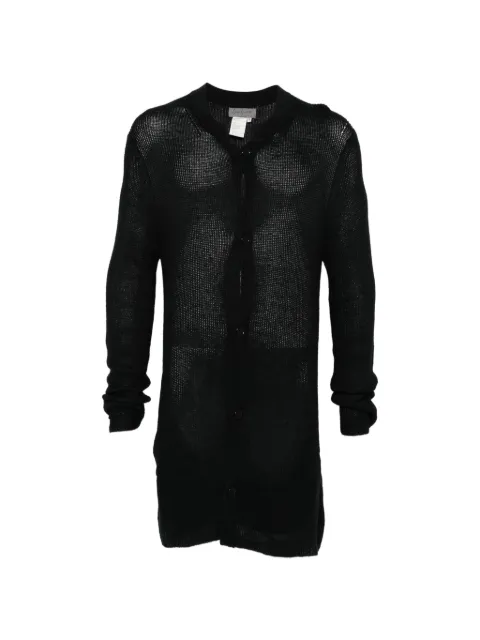 Yohji Yamamoto buttoned cardigan Black HEK18238