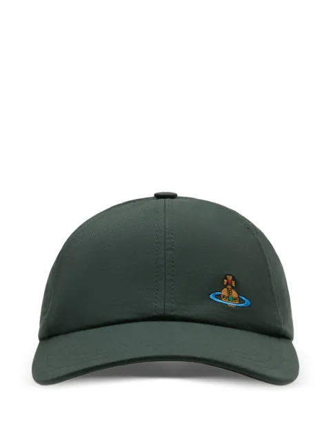 Vivienne Westwood orb-detail baseball cap Green 81020019W01HCM411