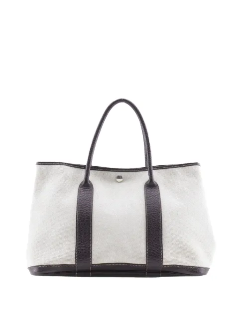 Hermès Pre-Owned 2004 Toile and Buffle Skipper Garden Party 36 tote bag Brown EMLS1GZD7WREWAA5