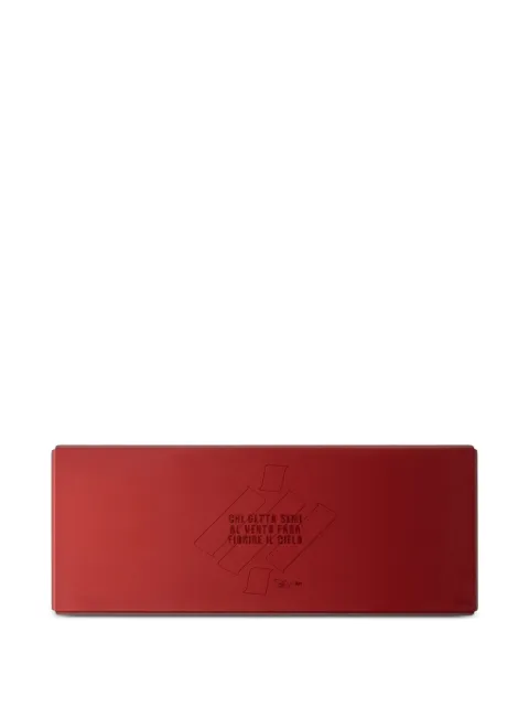 knindustrie Storm lettering-print tray Red SM32750R