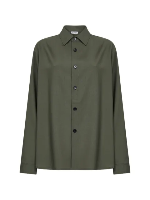 ROSE BURRITO buttoned shirt Green OVERSHIRTLANA