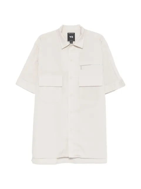 Y-3 UT zipped-pocket shirt Grey KQ9753